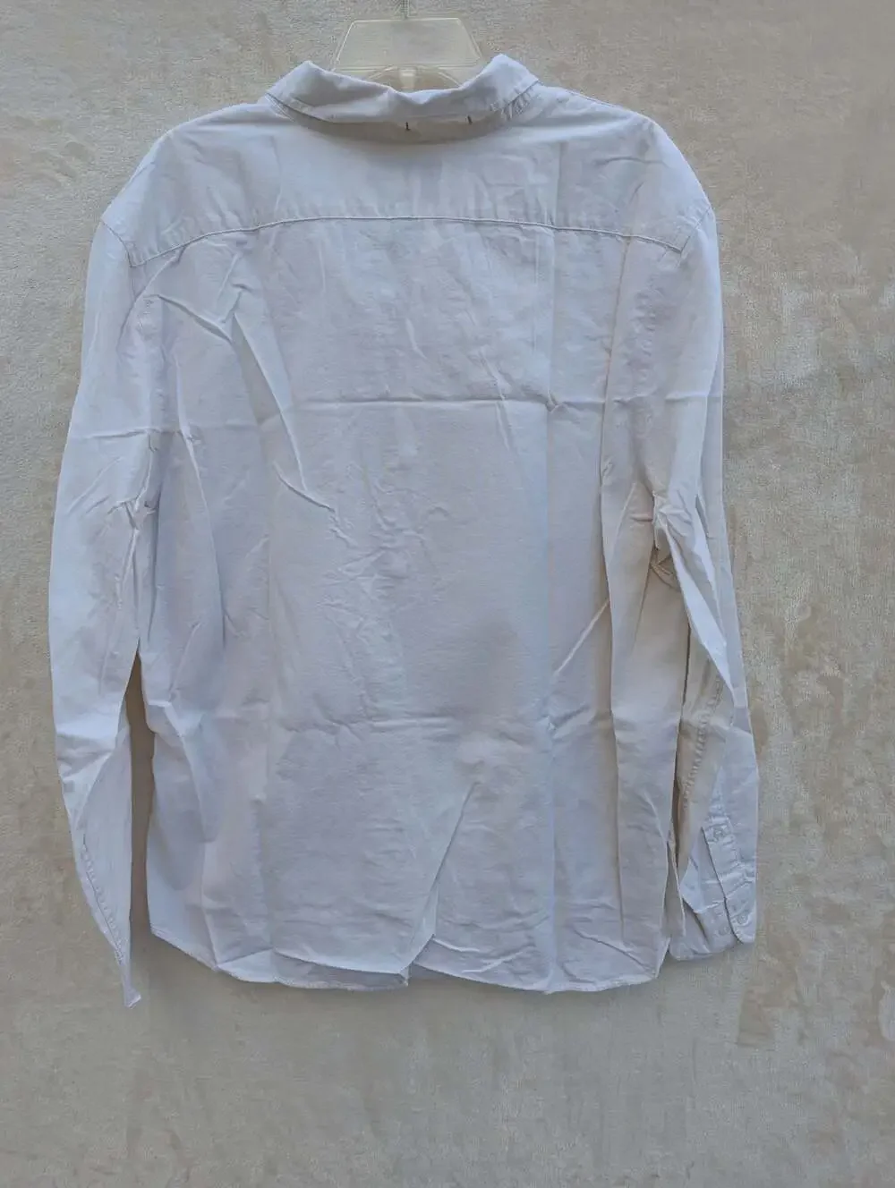 Banana Republic Mens XL White Slim Fit Long Sleeve Button Down Shirt